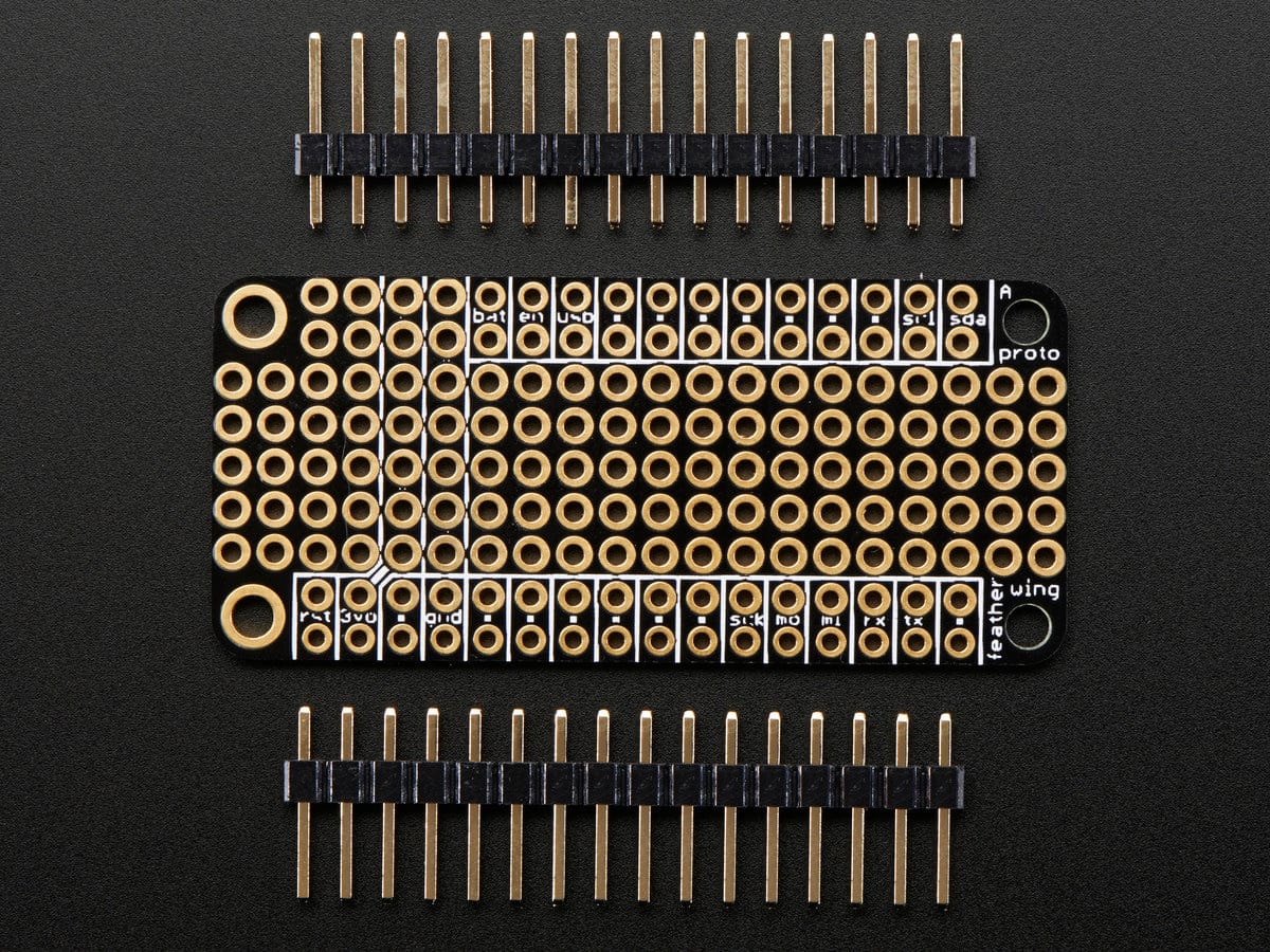 FeatherWing Proto - Prototyping Add-on For All Feather Boards by Adafruit - The Pi Hut