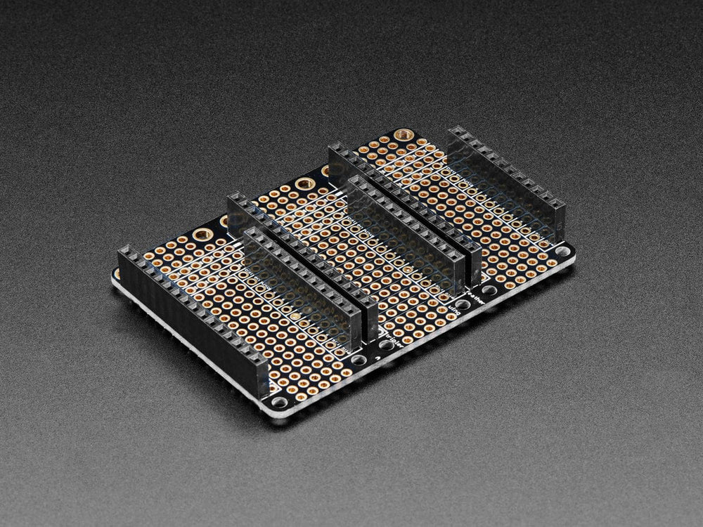 FeatherWing Tripler Mini Kit - Prototyping Add-on For Feathers by Adafruit - The Pi Hut
