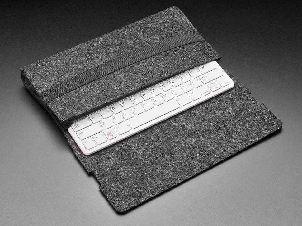 Felt Sleeve Case for Keyboards or Raspberry Pi 500/400 by Adafruit - The Pi Hut