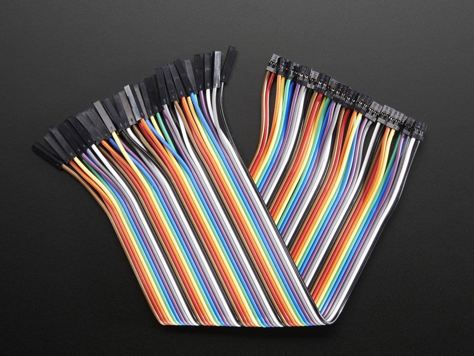 Female-Female 2.54 to 2.0mm Jumper Wires x 40 by The Pi Hut - The Pi Hut