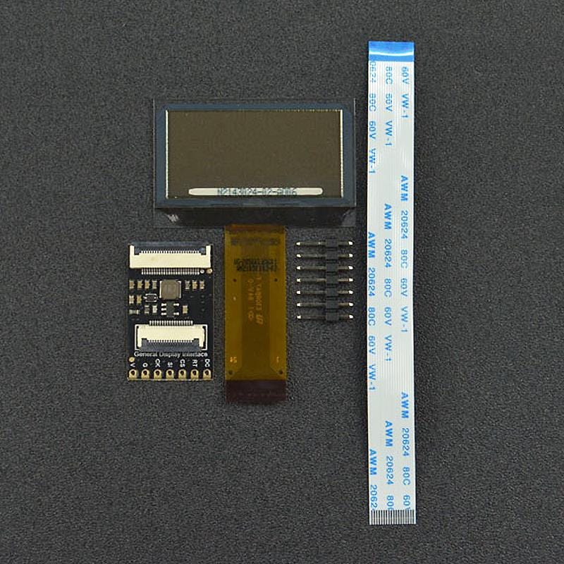 Fermion: 1.51” OLED Transparent Display with Converter by DFRobot - The Pi Hut