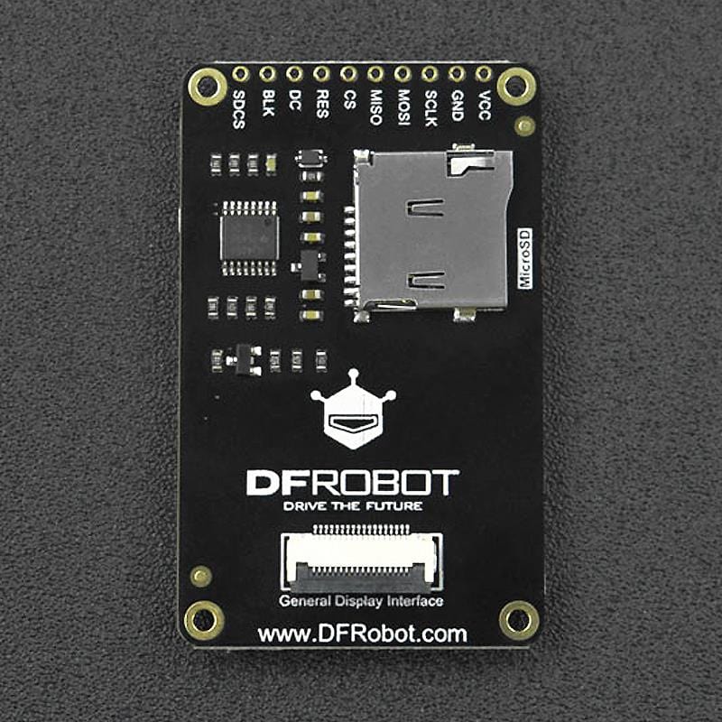 Fermion: 1.8" 128x160 IPS TFT LCD Display with MicroSD Slot by DFRobot - The Pi Hut