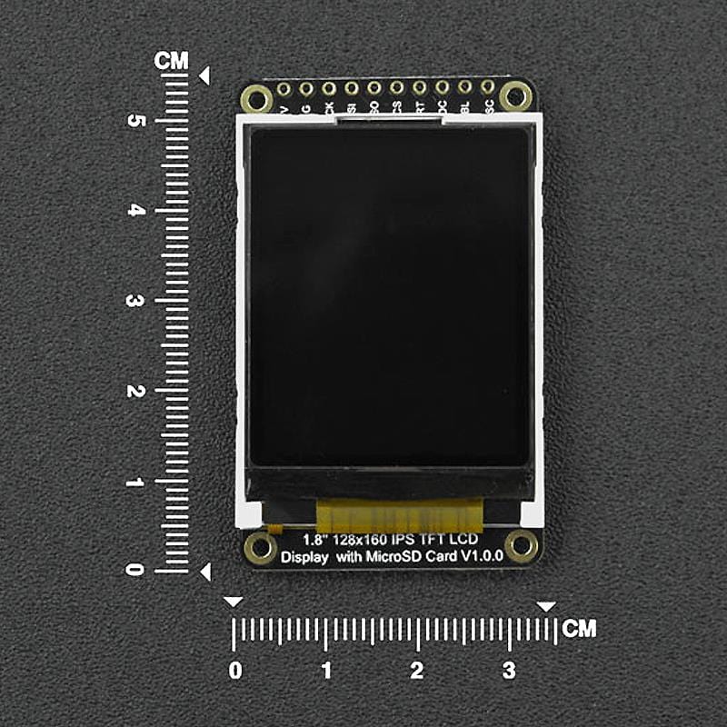 Fermion: 1.8" 128x160 IPS TFT LCD Display with MicroSD Slot by DFRobot - The Pi Hut