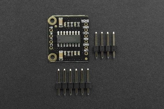 Fermion: 3W Mini Audio Stereo Amplifier - W2.54 (Breakout) - The Pi Hut