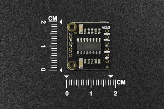 Fermion: 3W Mini Audio Stereo Amplifier - W2.54 (Breakout) - The Pi Hut