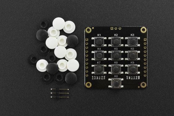 Fermion: ADKey Board -10 Keys (Breakout) by DFRobot - The Pi Hut