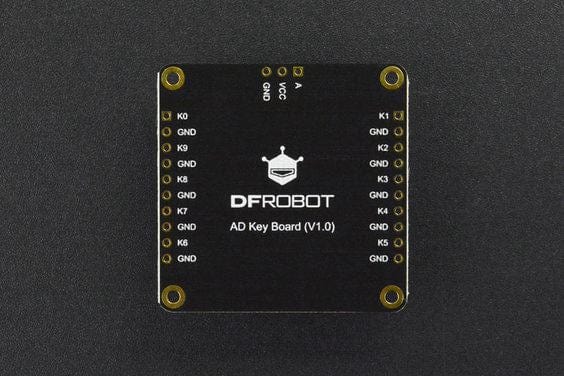 Fermion: ADKey Board -10 Keys (Breakout) by DFRobot - The Pi Hut