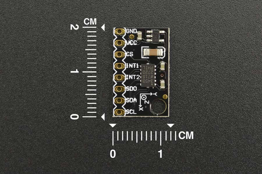 Fermion: ADXL345 Digital Triaxial Acceleration Sensor (±16g) by DFRobot - The Pi Hut