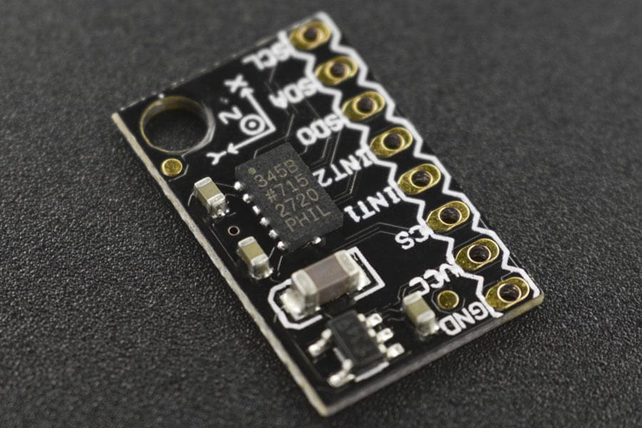 Fermion: ADXL345 Digital Triaxial Acceleration Sensor (±16g) by DFRobot - The Pi Hut