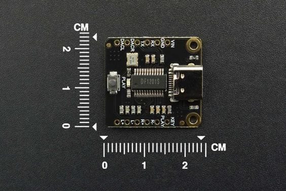 Fermion: DFPlayer Pro - Mini MP3 Player with 128MB Storage by DFRobot - The Pi Hut
