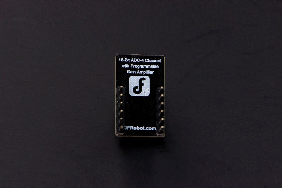 Fermion: MCP3424 18-Bit ADC-4 Channel with Programmable Gain Amplifier for Raspberry Pi (Breakout) - The Pi Hut
