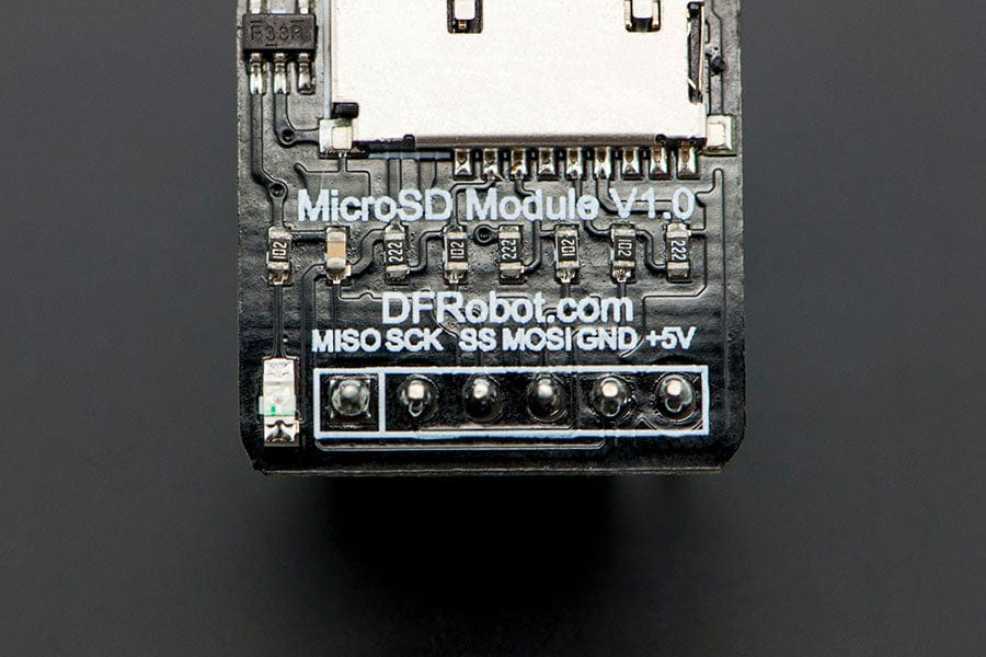 Fermion: MicroSD Card Module for Arduino (Breakout) by DFRobot - The Pi Hut