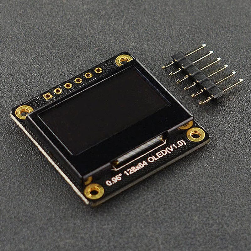 Fermion: Monochrome 0.96" 128x64 I2C/SPI OLED Display by DFRobot - The Pi Hut