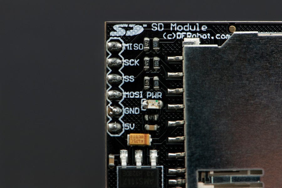 Fermion: SD Card Module (Breakout) by DFRobot - The Pi Hut