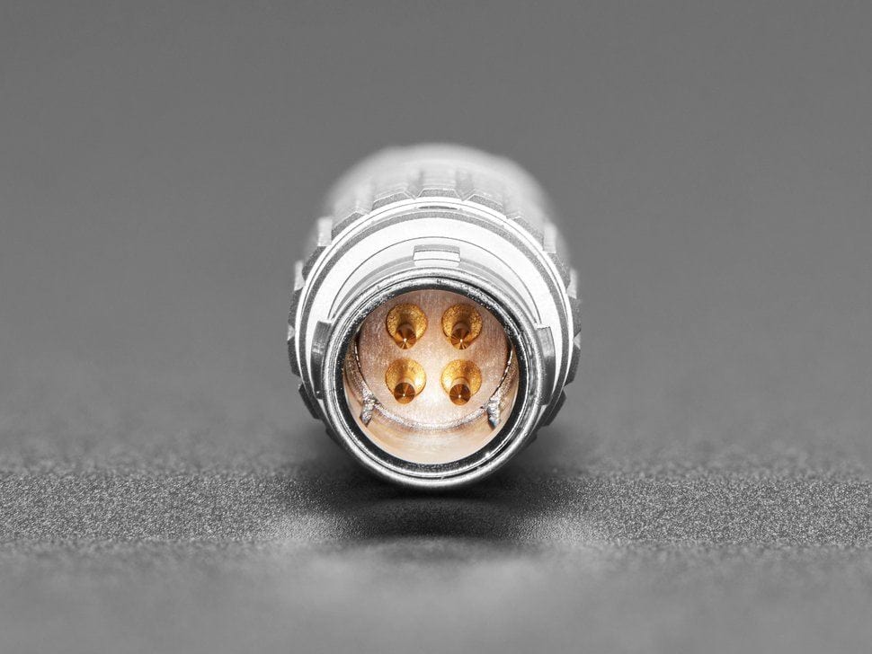 FGG.0B Quick Connect 4 Pin Plug - 9mm Outer Diameter by The Pi Hut - The Pi Hut