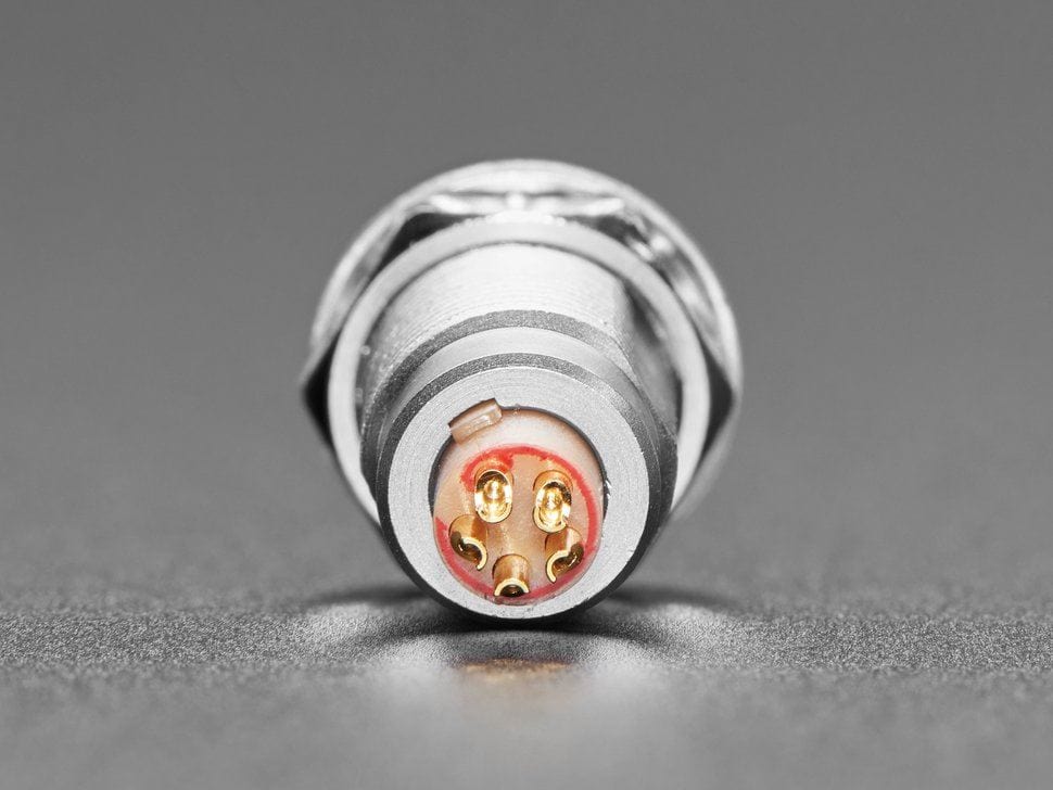 FGG.0B Quick Connect 5 Pin Panel Mount Socket - 9mm - The Pi Hut