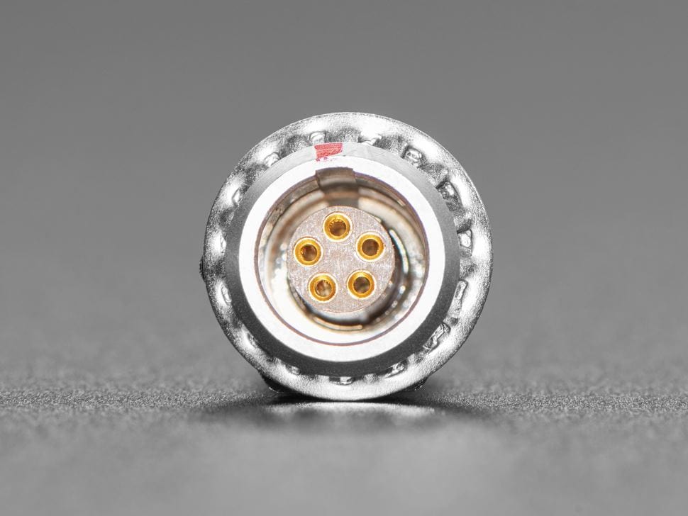 FGG.0B Quick Connect 5 Pin Panel Mount Socket - 9mm - The Pi Hut