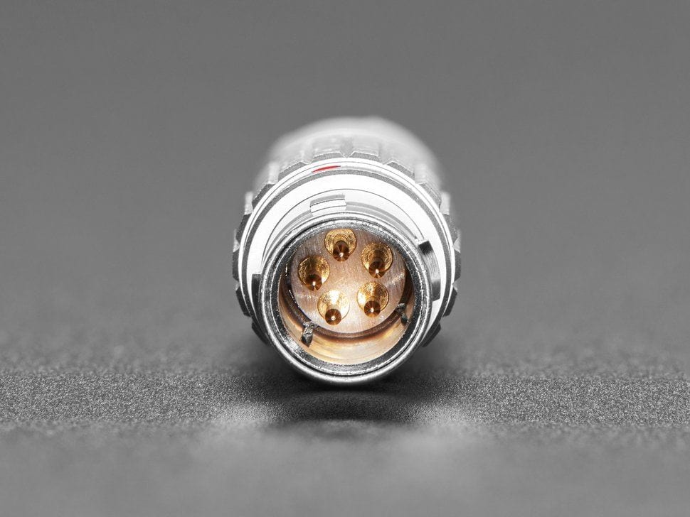 FGG.0B Quick Connect 5 Pin Plug - 9mm Outer Diameter by The Pi Hut - The Pi Hut