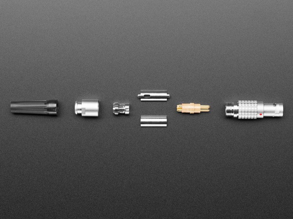 FGG.0B Quick Connect 5 Pin Plug - 9mm Outer Diameter by The Pi Hut - The Pi Hut