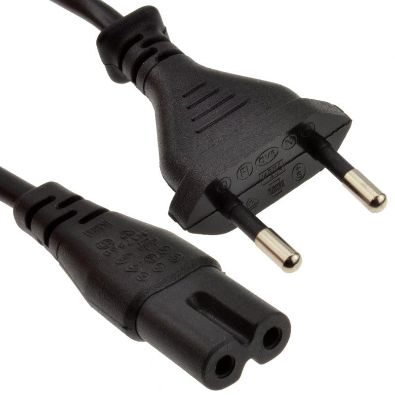 "Figure 8" Type Power Cable 2m - C7 (EU) by ModMyPi - The Pi Hut