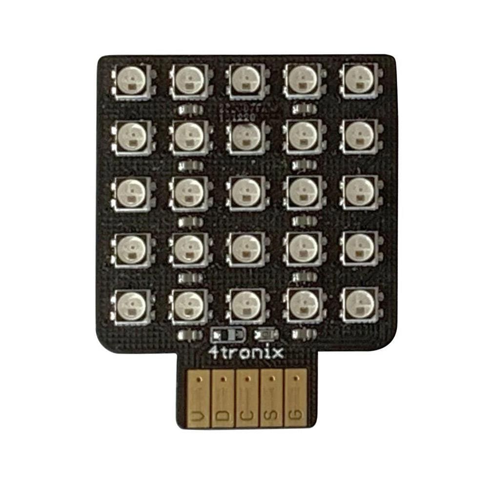 FireLED 5x5 Matrix Breakout by 4tronix - The Pi Hut