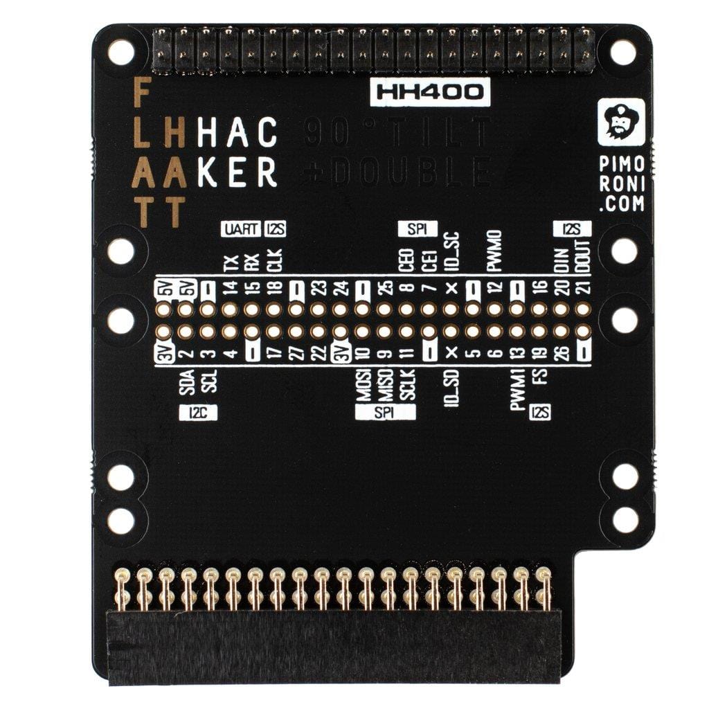 Flat HAT Hacker by Pimoroni - The Pi Hut