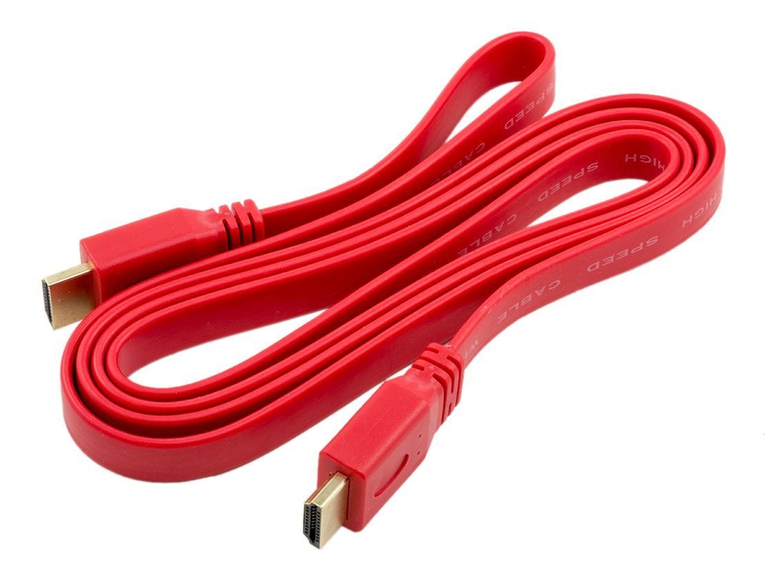 Flat HDMI to HDMI Cable - 1.5m by ModMyPi - The Pi Hut