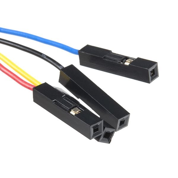 Flexible Qwiic Cable - Female Jumper (4-pin) by Sparkfun - The Pi Hut