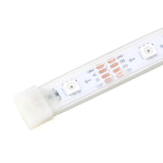 Flexible RGB LED Strip (DotStar/APA102/SK9822 Compatible) - 30 LED/Metre - The Pi Hut