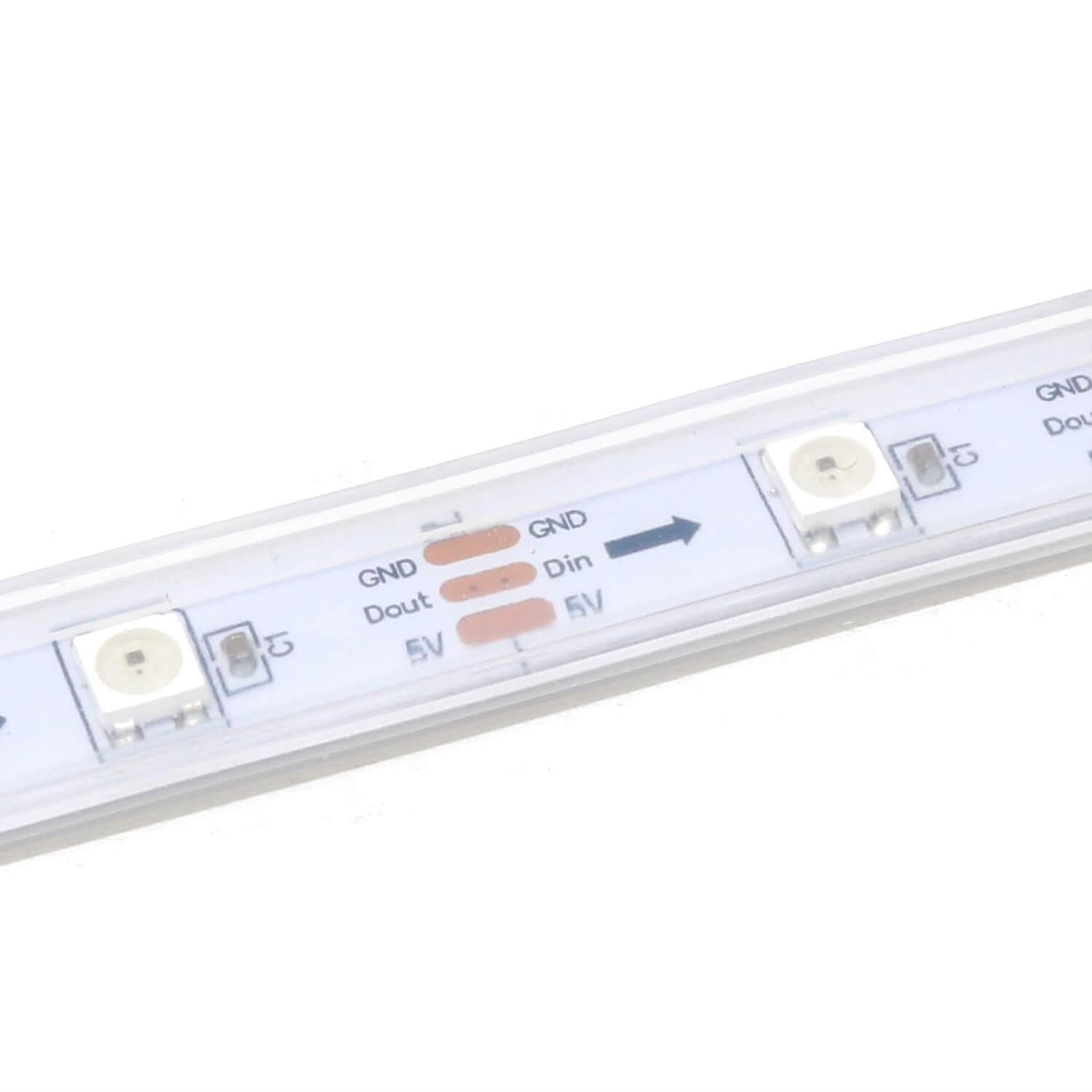 Flexible RGB LED Strip (NeoPixel/WS2812/SK6812 compatible) - 30 LED/Metre by Illuminate - The Pi Hut