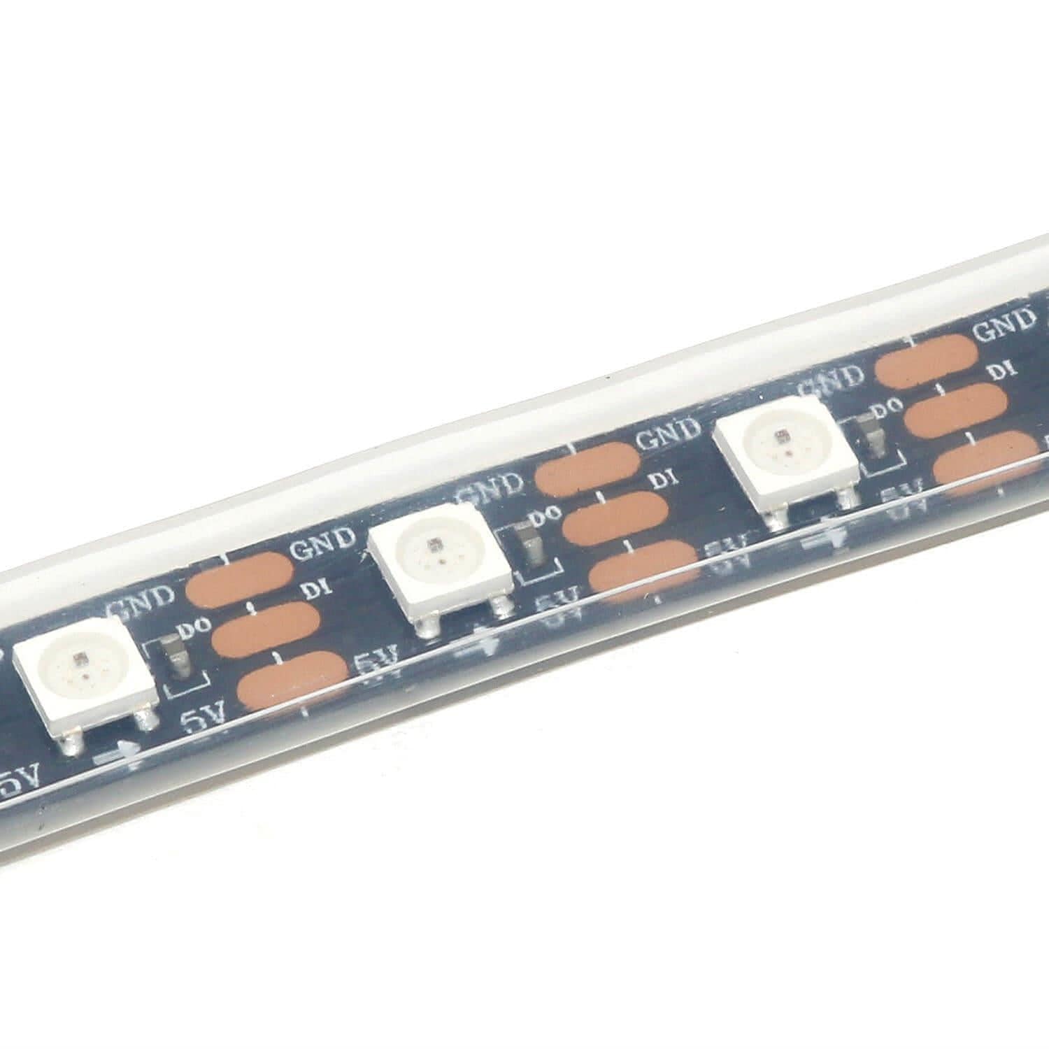 Flexible RGB LED Strip (NeoPixel/WS2812/SK6812 compatible) - 60 LED/Metre - The Pi Hut
