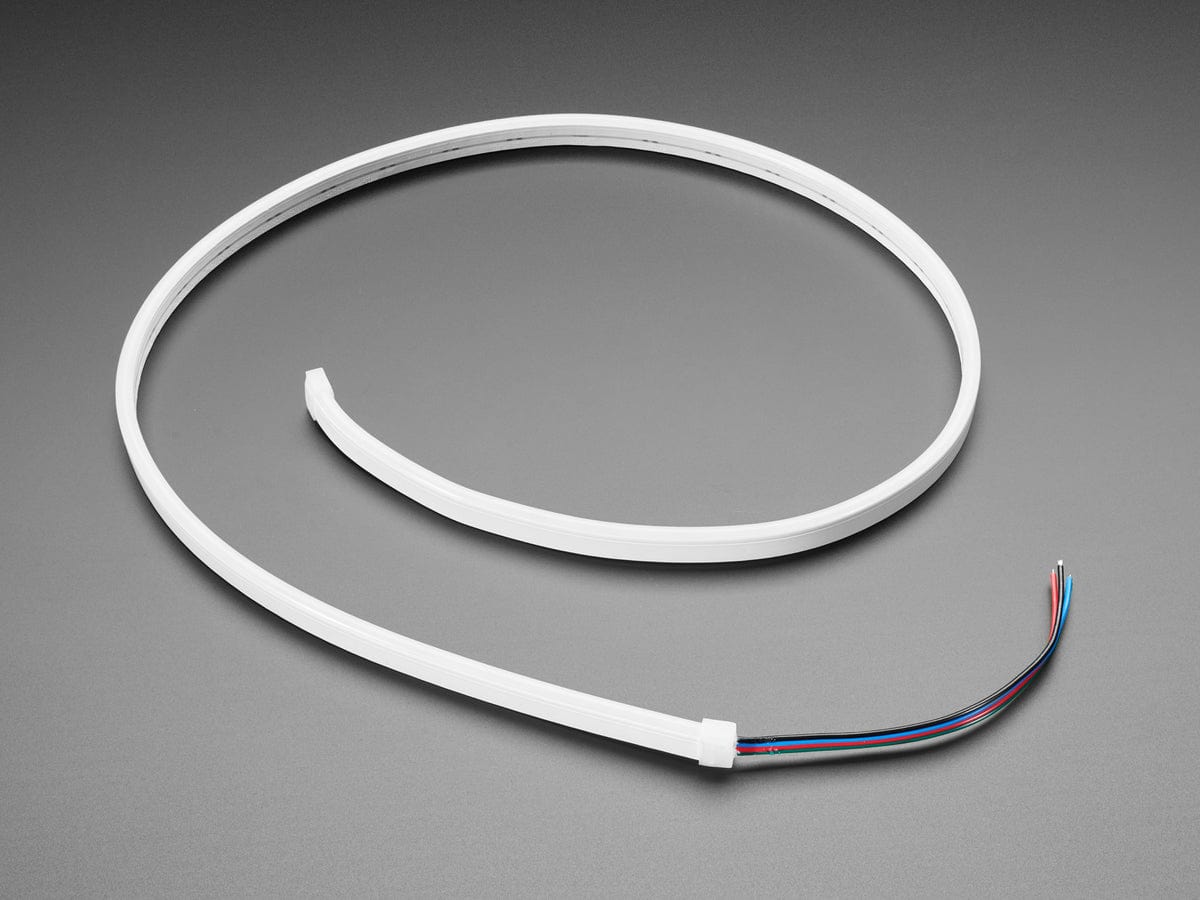 Flexible RGB Neon-like LED Strip 120 LEDs - 1 meter long by The Pi Hut - The Pi Hut