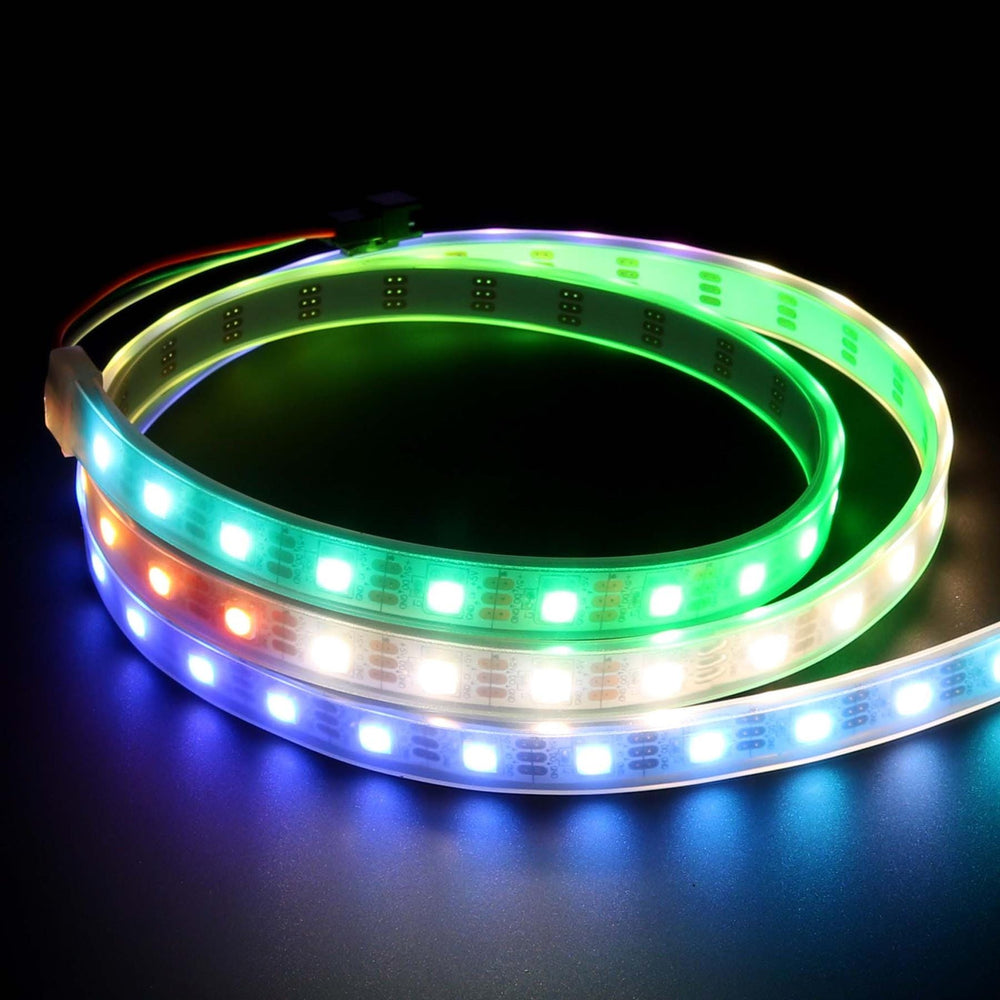 Flexible RGBW LED Strip (NeoPixel/WS2812/SK6812 compatible) - 60 LED/Metre by Illuminate - The Pi Hut