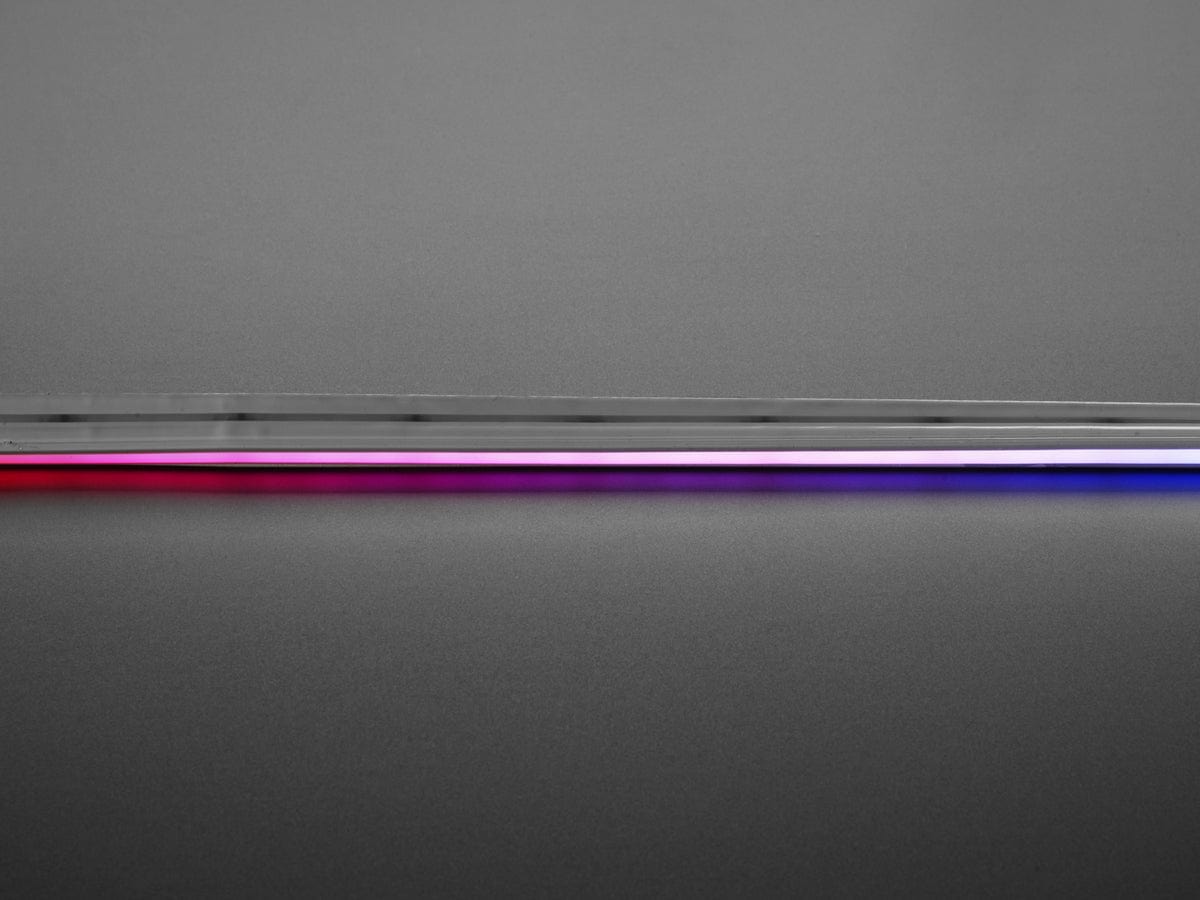 Flexible Silicone Neon-like Skinny NeoPixel LED Strip (96 LEDs per meter - 1m long) by Adafruit - The Pi Hut
