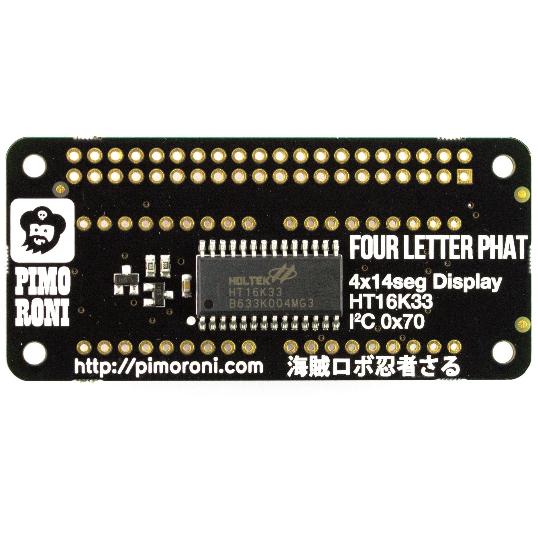 Four Letter pHAT by Pimoroni - The Pi Hut