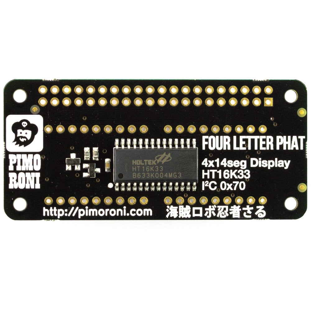 Four Letter pHAT by Pimoroni - The Pi Hut