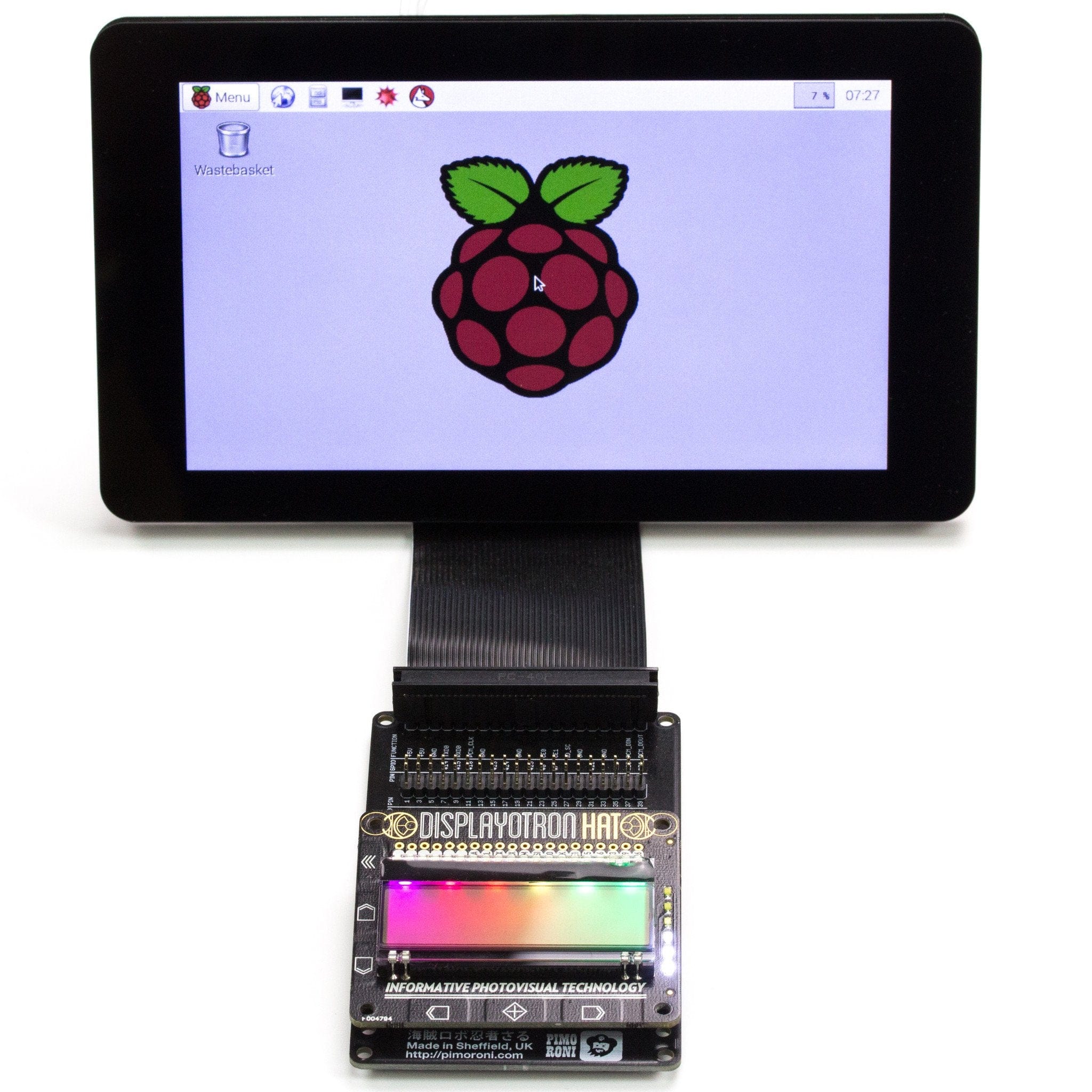 Frame for Raspberry Pi Touch Display by Pimoroni - The Pi Hut