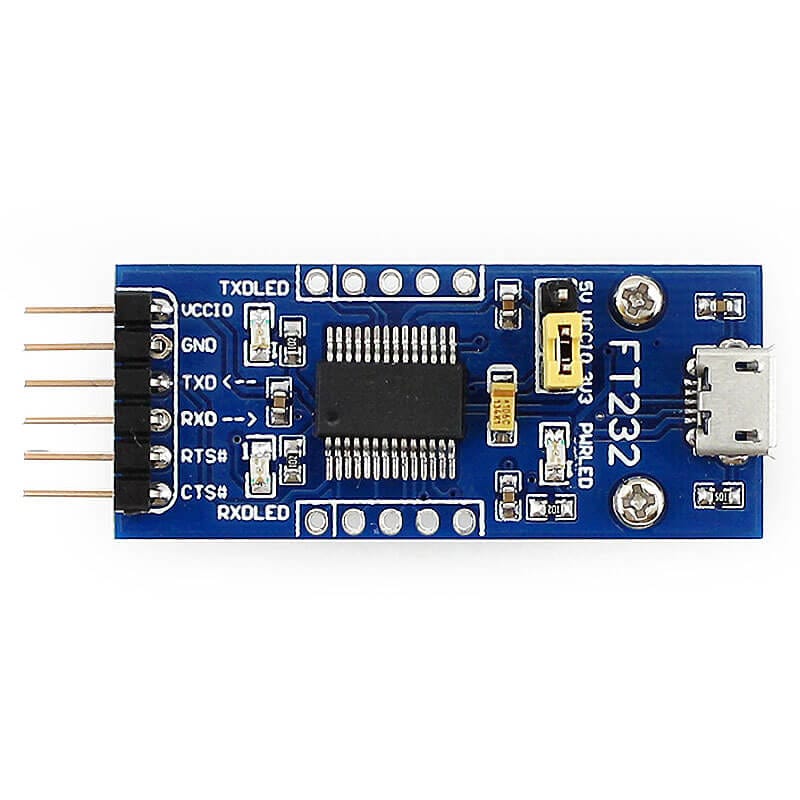 FT232 USB UART Board (Micro-USB) by Waveshare - The Pi Hut