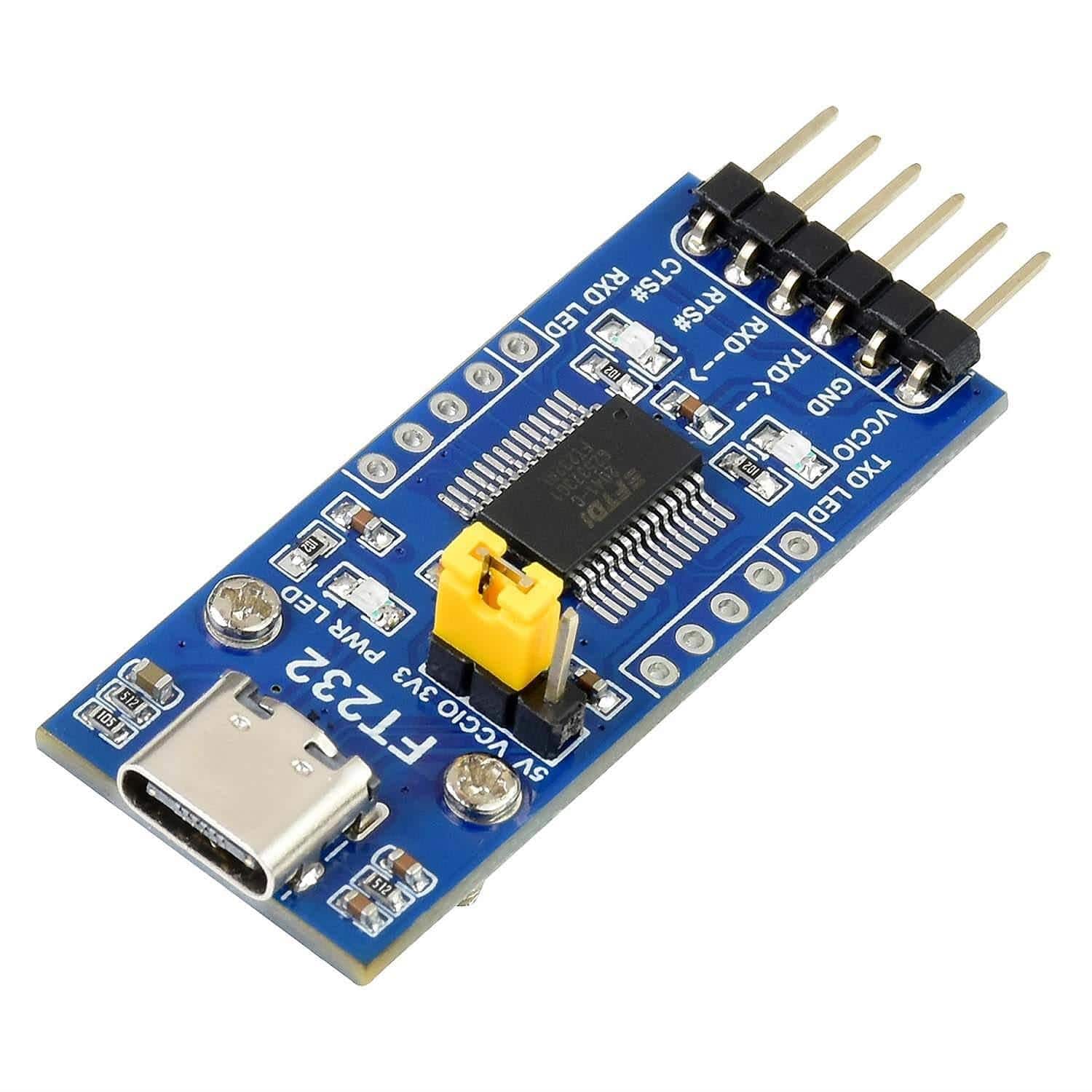FT232 USB UART Board (USB-C) by Waveshare - The Pi Hut