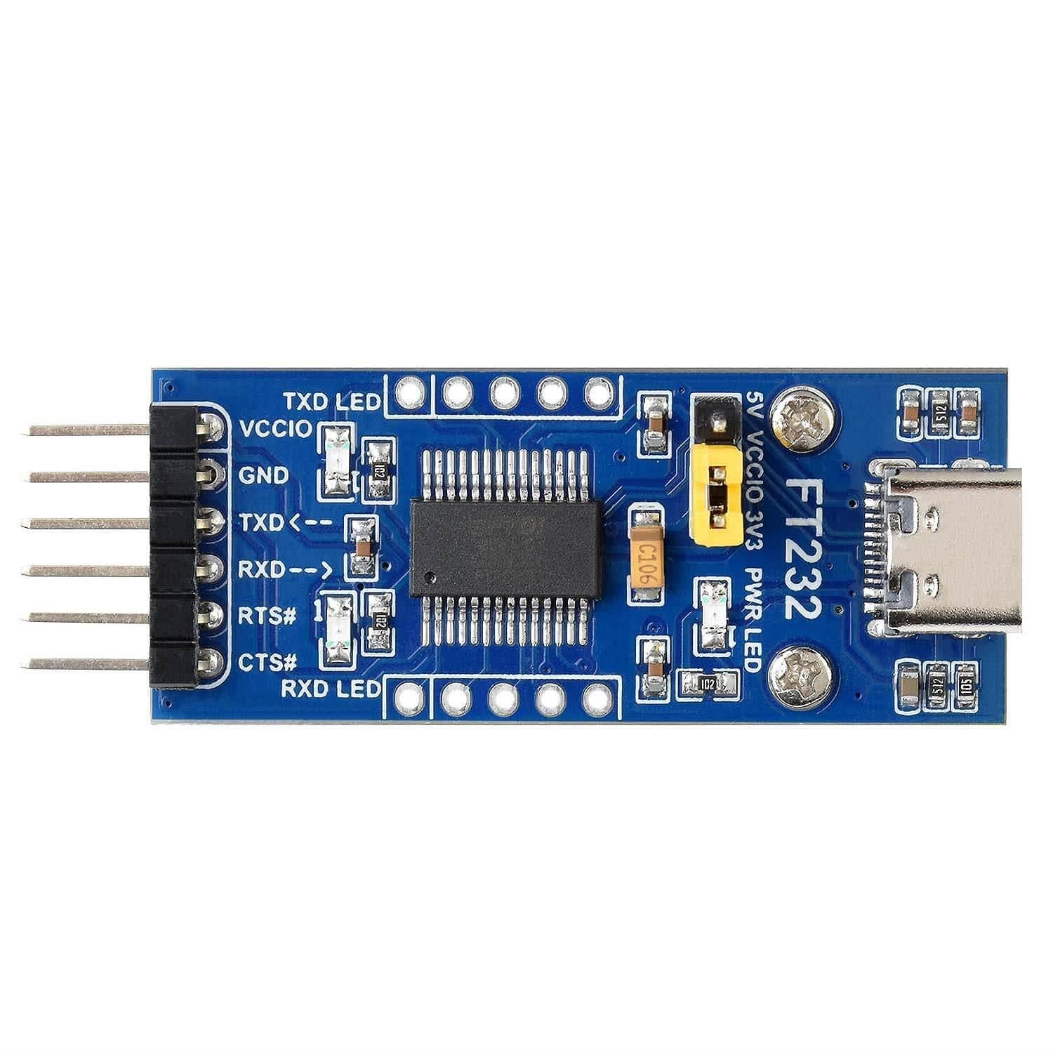 FT232 USB UART Board (USB-C) by Waveshare - The Pi Hut