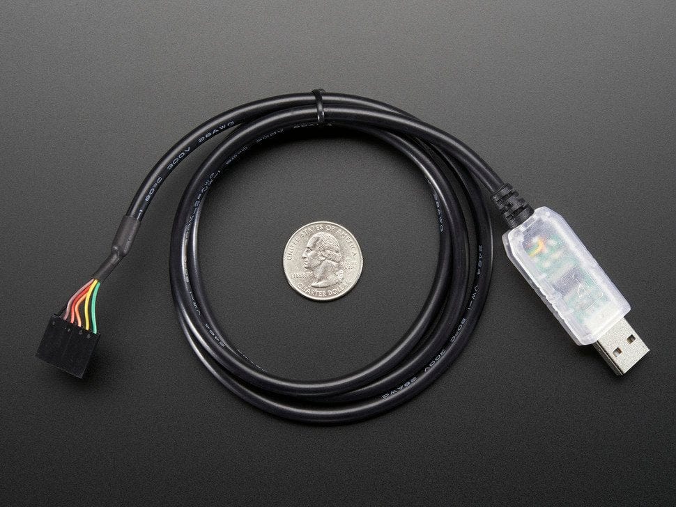 FTDI Serial TTL-232 USB Cable - The Pi Hut