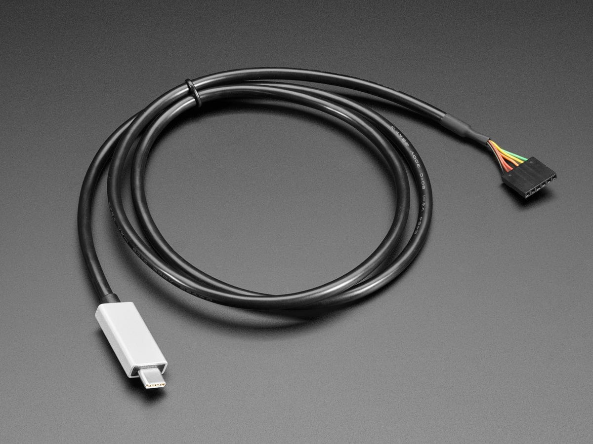 FTDI Serial TTL-232 USB Type C Cable (5V Power / 3.3V Logic) by The Pi Hut - The Pi Hut