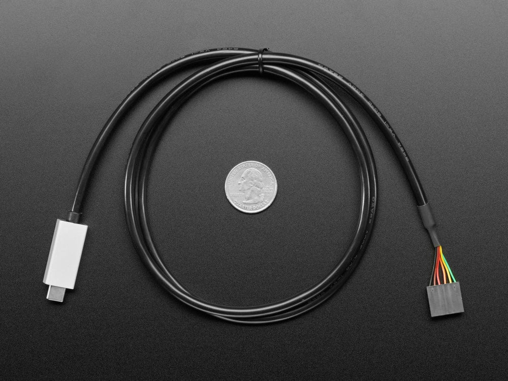 FTDI Serial TTL-232 USB Type C Cable (5V Power / 3.3V Logic) by The Pi Hut - The Pi Hut