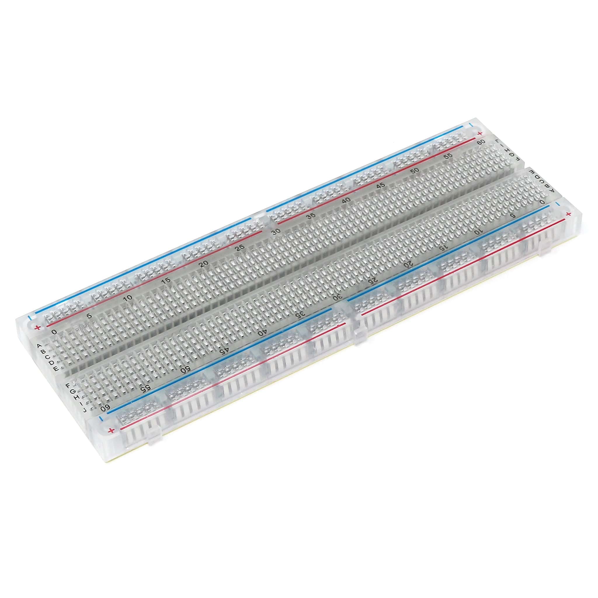 Full-Size Breadboard - Transparent by The Pi Hut - The Pi Hut