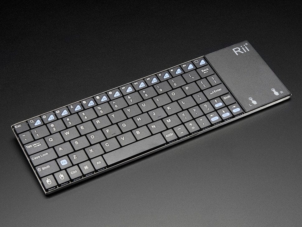 Full Size Wireless Keyboard with Trackpad by The Pi Hut - The Pi Hut