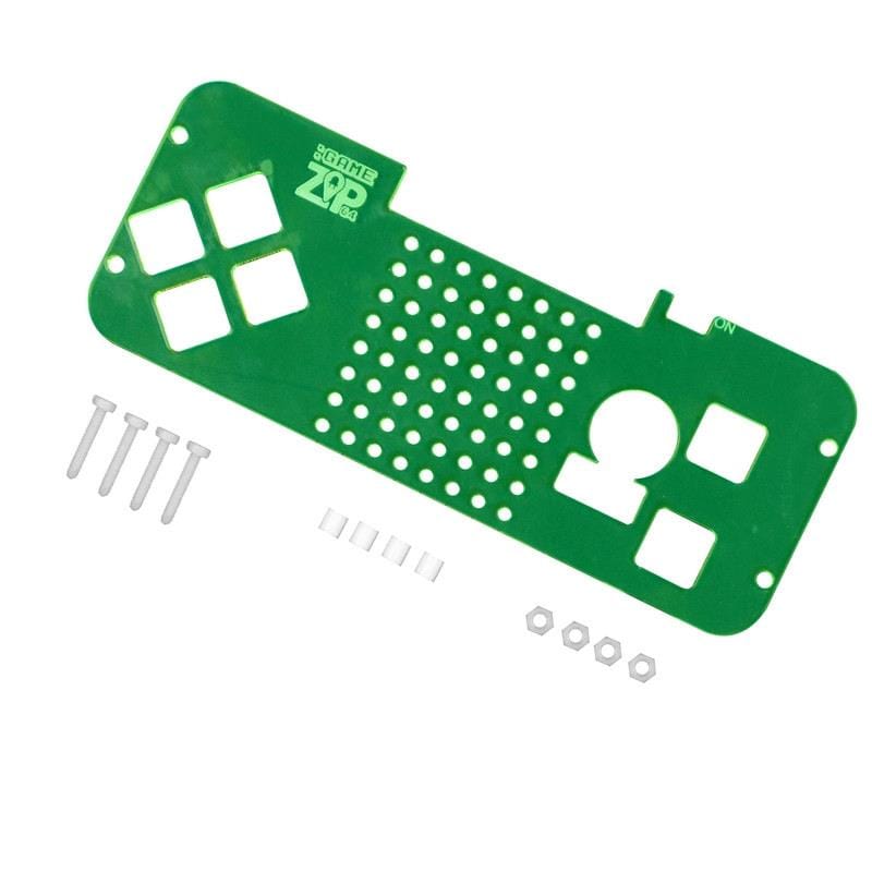 GAME ZIP 64 Laser cut cover - Green by Kitronik - The Pi Hut