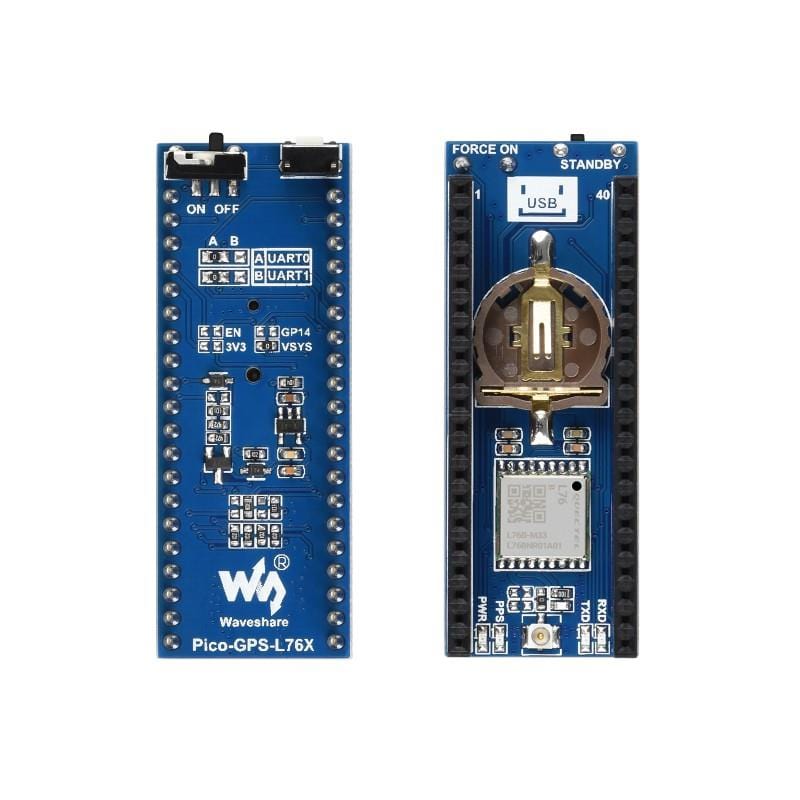 GNSS Module for Raspberry Pi Pico (L76B) by Waveshare - The Pi Hut