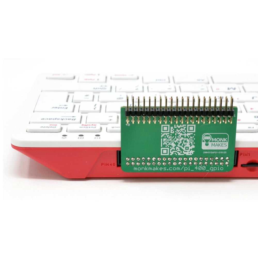 GPIO Adapter for Raspberry Pi 500/400 by Monk Makes - The Pi Hut