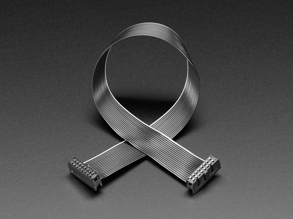 GPIO Ribbon Cable 2x8 IDC Cable - 16 pins 12" long by The Pi Hut - The Pi Hut