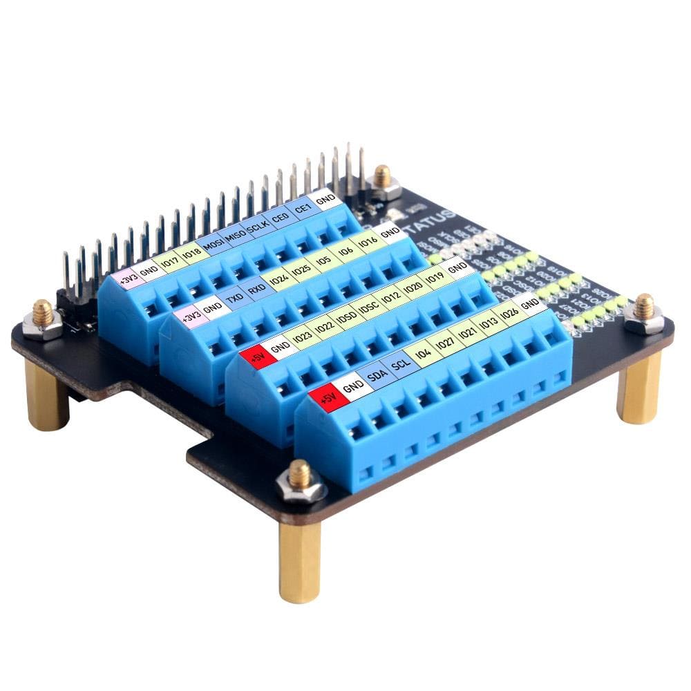 GPIO Screw Terminal HAT by 52Pi - The Pi Hut